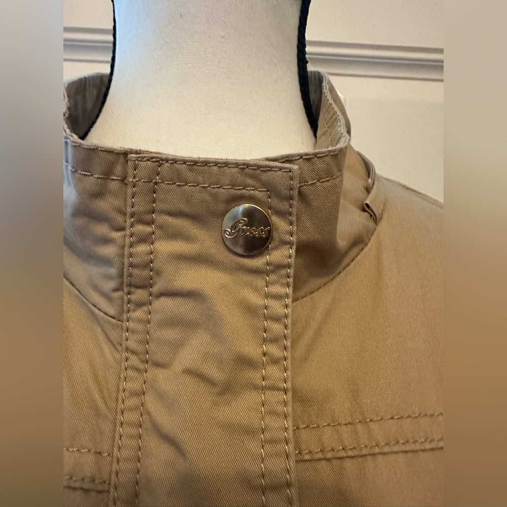 Vintage Guess Beige Utility Style Jacket - Picture 4 of 15